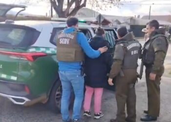 Capturan en Angol a mujer fugitiva por el violento asesinato de una anciana en Coronel.