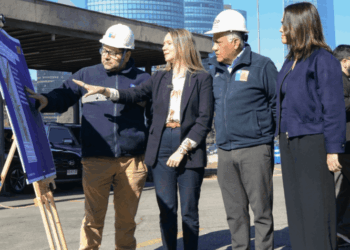 Comienzan las reparaciones del Puente Lo Saldes en Las Condes.