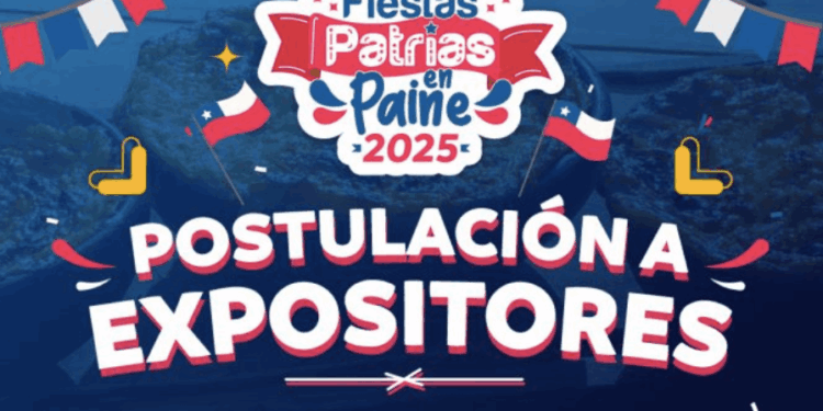 ¡Abren postulaciones para expositores de las Fiestas Patrias 2025!