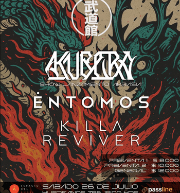 Kubera lanza nuevo material junto a Éntomos y Killa Reviver.