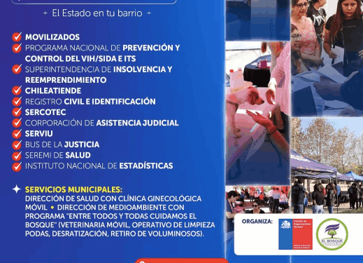 Feria de servicios «El Estado en tu Barrio» ¡No te la pierdas!