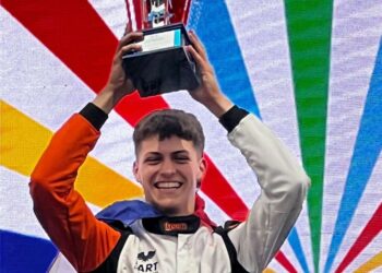 Clemente Huerta se corona campeón de Karting FIA en la categoría X30.