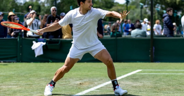 Garin se despide de Wimbledon tras una dura lucha contra Rinderknech.