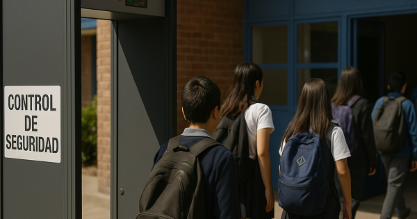 Gobierno considera la opción de poner detectores de metales en colegios «si hay antecedentes sólidos».