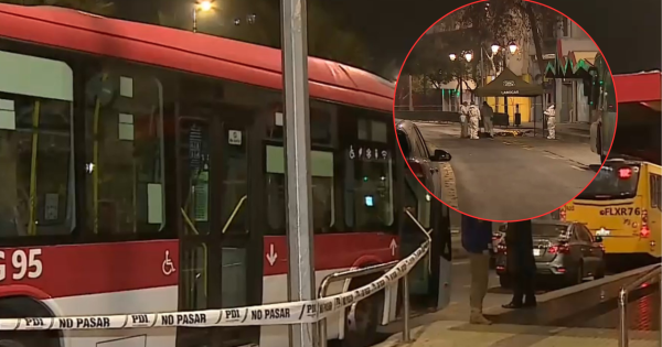 Funcionario de la PDI es víctima de un violento asalto en bus RED y se defiende a balazos: un delincuente falleció y otro quedó detenido.