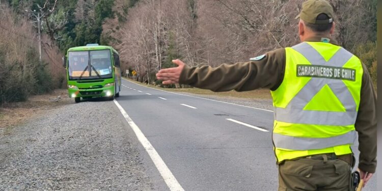 Se intensifican los controles en Alto Biobío para prevenir accidentes de tránsito.