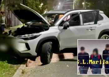 Arrestan a cinco estudiantes en La Reina por un violento portonazo: llevaban sus uniformes puestos.