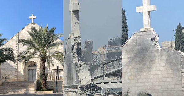 Israel bombardea la única iglesia católica en Gaza: al menos cuatro muertos.