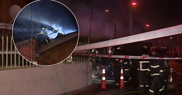 Tragedia en Conchalí: incendio deja un muerto y dos desaparecidos.