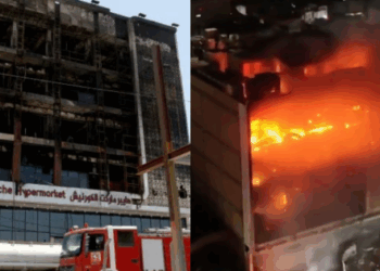 Tragedia en Irak: Incendio en mall deja al menos 61 muertos y varios desaparecidos.