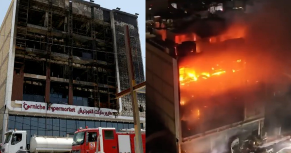 Tragedia en Irak: Incendio en mall deja al menos 61 muertos y varios desaparecidos.