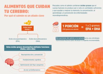 Alimentos que protegen tu mente: El salmón.