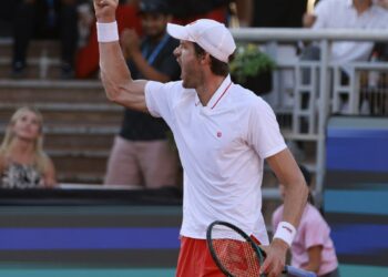 Jarry festeja: el «Príncipe» accede al cuadro principal del US Open.