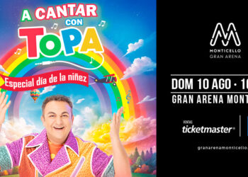 Topa festeja el Día de la Niñez en el Gran Arena Monticello.