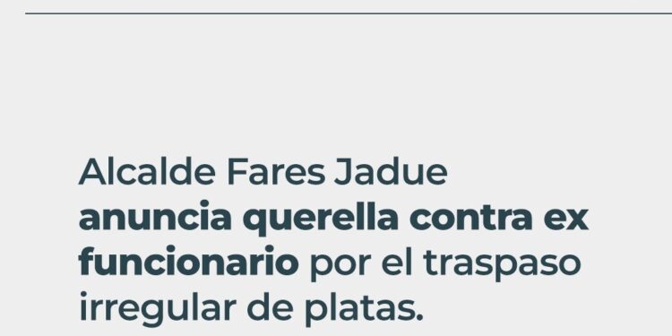 Recoleta presentó querella contra Juan Carrasco.