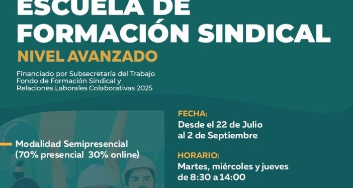 Comienza la convocatoria para la Escuela de Formación Sindical.