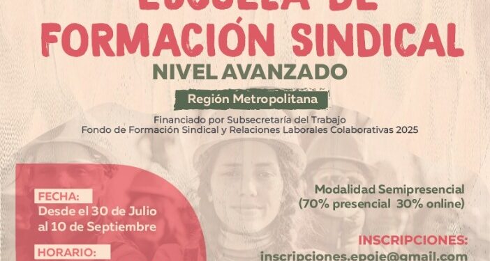 Se abre la convocatoria para la Escuela de Formación Sindical.