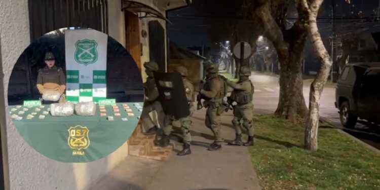 Desmantelan banda delictiva que actuaba en las comunas de Los Ángeles y Chillán.