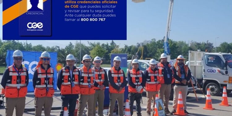 CGE advierte sobre falsos contratistas y recuerda el protocolo para identificar a su personal.
