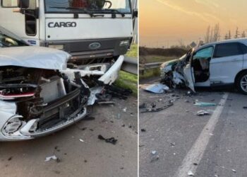 Accidente en Colina: se produce choque múltiple en diagonal Santa Elena.