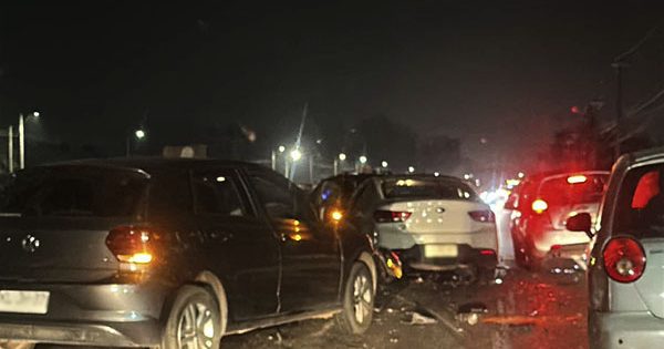 [COLINA] Accidente vial provoca taco en la caletera poniente de la autopista Los Libertadores.