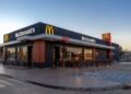 Progreso en la construcción de McDonald’s y la estación Aramco en Linares: abrirían a finales de año.