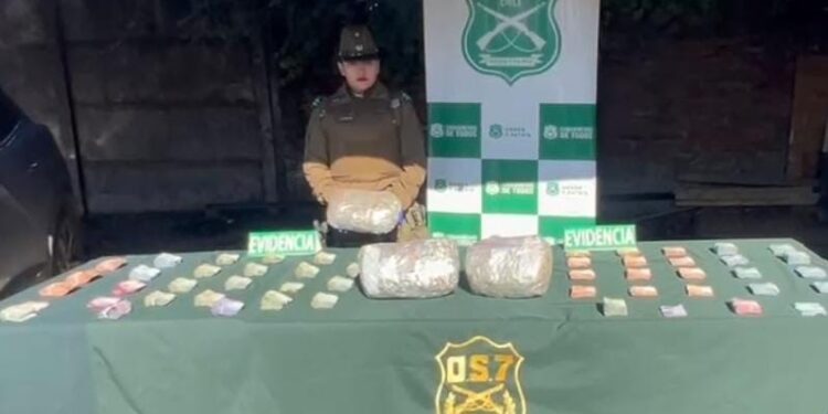 Desmantelan grupo delictivo especializado en la venta de drogas en Chillán y Los Ángeles.