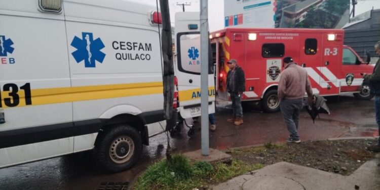 Accidente en Santa Bárbara causa dos heridos: Se solicitó ayuda a Quilaco debido a la falta de ambulancias.