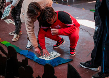 Jóvenes del Centro de Justicia Juvenil de San Bernardo celebraron el Día de los Pueblos Originarios.