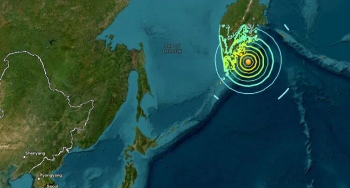 Terremoto de magnitud 8.7 sacudió Rusia este martes.