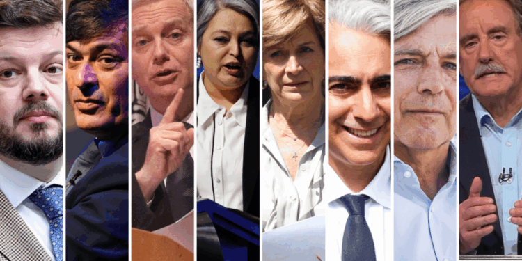 Chile define su porvenir: los ocho candidatos a la presidencia en las elecciones de 2025.