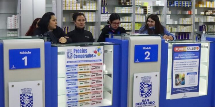 Farmacia Comunal de San Bernardo vuelve a abrir con precios más justos.