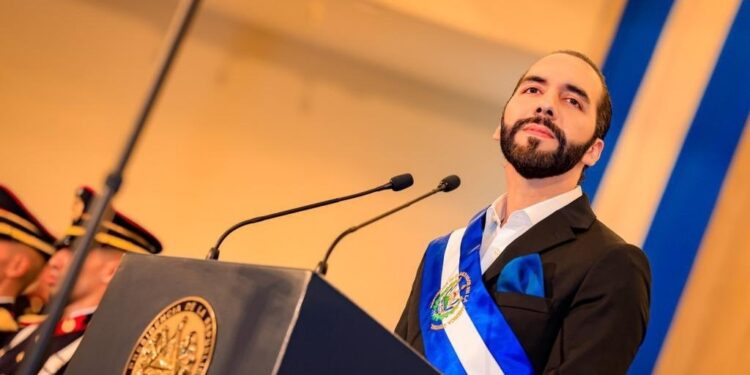 El presidente Bukele conmemora mil días sin homicidios en El Salvador.