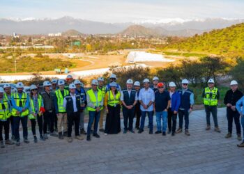 Avance del 50% en las obras del nuevo Parque Cerro Chena.