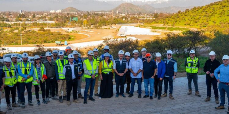 Avance del 50% en las obras del nuevo Parque Cerro Chena.