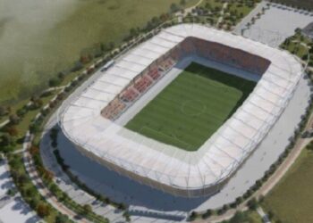 Autoridades se juntan con el ministro de Deportes para hacer realidad el sueño del estadio en Los Ángeles.