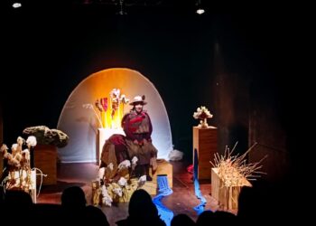 Obra “Cosmoandina” conmovió a la gente en Santiago.