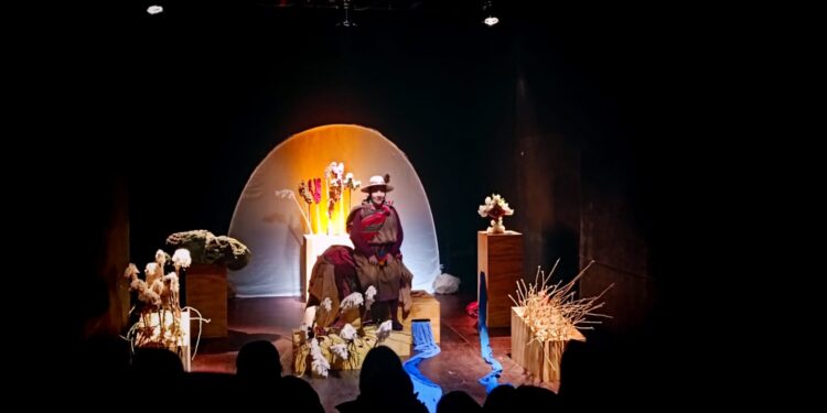 Obra “Cosmoandina” conmovió a la gente en Santiago.