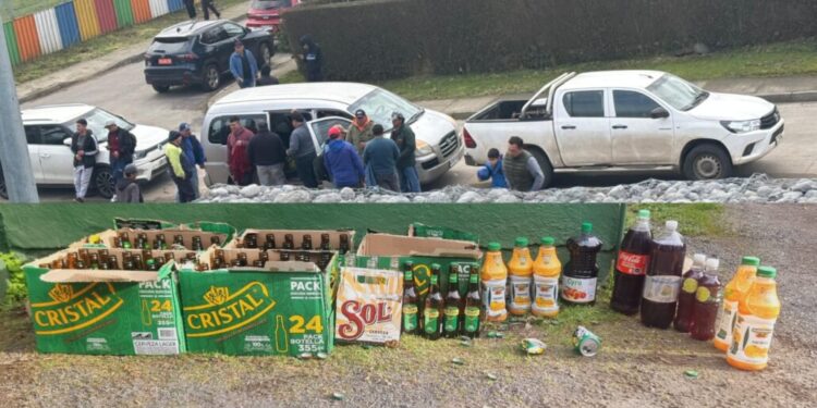 Multan a un hombre por operar un “bar móvil” y vender alcohol cerca del estadio en Quilleco.