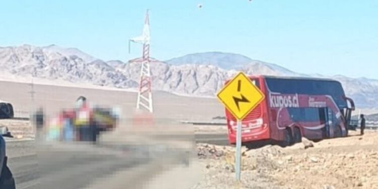 Trágico choque entre un bus y una camioneta en Atacama deja dos muertos y varios heridos.