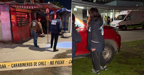 Noche violenta en La Pintana: un fallecido y tres heridos en dos balaceras.