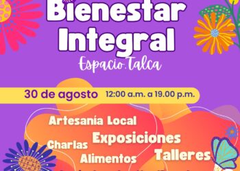 Feria de Bienestar Integral en Talca: talleres, productos artesanales y alimentos saludables.