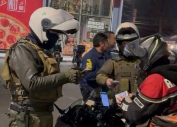 Seis personas arrestadas en la última «Ronda Impacto» de Carabineros en Villa Alemana, con 22 infracciones de tráfico registradas.