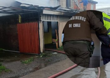 Detienen a dos personas por causar un incendio que dañó tres viviendas en Los Ángeles.