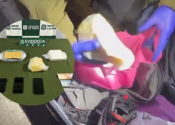 Detienen a extranjero con significativa cantidad de droga en Cabrero tras control en un bus.