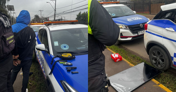 [COLINA] Robo fallido en Villa Las Araucarias: pillaron a un compadre y lo arrestaron gracias a la alerta de los vecinos.