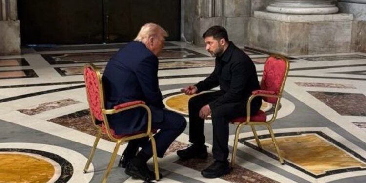 Trump sostiene que la paz entre Rusia y Ucrania depende de Zelenski.