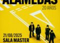 Alamedas cumple 20 años y lo celebra con un show en la Sala Master