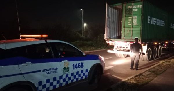 Camión que fue robado en Santiago fue encontrado en Colina gracias a aviso de las cámaras de seguridad.