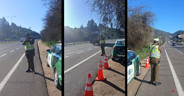 Carabineros informa sobre el tráfico en este fin de semana largo: 5 muertos y 210 accidentes.
